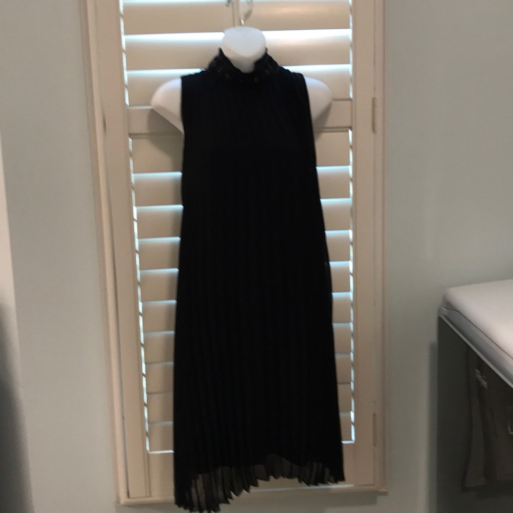 Pleated chiffon dress byMSSP Aug1906